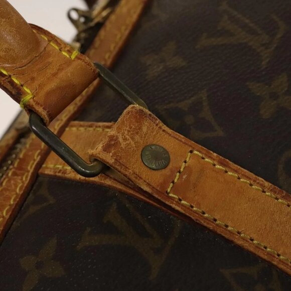 LOUIS VUITTON Monogram Sac Sports Boston Bag M41444 LV Auth 136767 - Picture 12 of 16